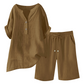 🌿Women's Cotton Linen 2-Piece Outfit Set – Cool, Comfy & Chic 🌞