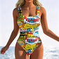 ⏰🔥2026 HOT SALE – 52% OFF!🩱Women's Modern Printed One-Piece Swimsuit