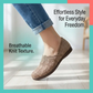 👟✨Like Walking On Clouds ☁️ – Women's Breathable Woven Slip-On Flats