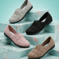 👟✨Like Walking On Clouds ☁️ – Women's Breathable Woven Slip-On Flats
