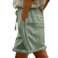 💛Women's Casual Drawstring Shorts with Lace Detail - Lightweight, Flattering & Made For Sunny Days ☀️