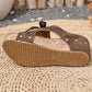 👡Women's Peep-Toe Platform Wedge Sandals - Comfy, Flattering & Easy To Slip On✨