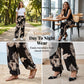 ✨Limited-time 50% Off -Women's Leaf Print Drawstring Wide-Leg Pants
