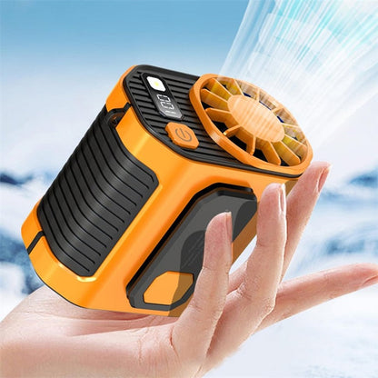 🔥Limited-time 60% Off Special Offer❄️Outdoor High-Speed Waist-Mounted Portable Fan with Flashlight