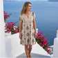 🌸Effortless Summer Chic - Women's Casual Bohemian Floral Print Dress🌞💃
