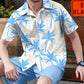 ☀️ Summer Vibes Only – Men's Tropical Print Shirt & Shorts Set🌴