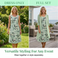 Women's Elegant Chiffon Dress & Cardigan 2-Piece Set
