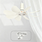 🏆LAST DAY SALE 50% OFF🔥Portable Mini Ceiling Fan with Hanging Hook – Silent Powerful Airflow 🔥🌬️