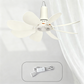 🏆LAST DAY SALE 50% OFF🔥Portable Mini Ceiling Fan with Hanging Hook – Silent Powerful Airflow 🔥🌬️