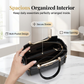 💎✨Women's Vintage Glossy Croc-Embossed Handbag – Chic, Spacious & Effortlessly Elegant