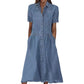 👗Women's Elegant & Casual Denim Shirt Dress – Effortless Everyday Chic ✨