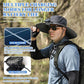 ☀️ Beat The Heat Anywhere –Wide-Brim Sun Hat with Solar-Powered Rechargeable Fan & Detachable Face Shield