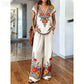 ⏳Limited-time 60% off⏰Women's Printed Top & Pants 2-Piece Set👚👖
