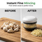 🔪Multi-Functional Manual Twist Garlic Chopper🥕Chop, Mince & Prep in Seconds – No Electricity Needed