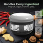 🔪Multi-Functional Manual Twist Garlic Chopper🥕Chop, Mince & Prep in Seconds – No Electricity Needed