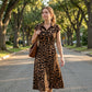 🎁2026 New Arrivals 52% OFF💥Women's Elegant Leopard Print Lapel Dress✨