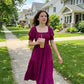 Women's Elegant Smocked Maxi Dress