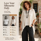 ⌛Limited-Time Offer-✨Women’s Hollow-Out Batwing Sleeve Knit Top