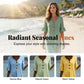 👗☀️Women’s Solid Color Ruffle Sleeve Midi Dress – Everyday Summer Comfort ✨