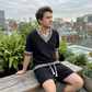 Men's Casual Top & Shorts 2-Piece Set