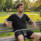 Men's Casual Top & Shorts 2-Piece Set