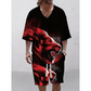 Men's Casual Top & Shorts 2-Piece Set