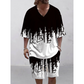 Men's Casual Top & Shorts 2-Piece Set