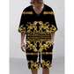 Men's Casual Top & Shorts 2-Piece Set