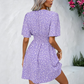🌸☀️Women's Summer V-Neck Floral Dress – Flattering & Effortless Chic✨