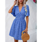 🌸☀️Women's Summer V-Neck Floral Dress – Flattering & Effortless Chic✨