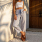 👖☀️Women's Striped Cropped Lounge Pants– Summer Comfort & Effortless Style✨