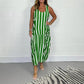 👗Women's Striped Sleeveless Maxi Dress– Effortless Summer Chic✨
