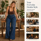 👖Women's High-Waisted Wide-Leg Jeans– Flattering Vintage Fit Denim ✨