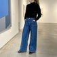 👖Women's High-Waisted Wide-Leg Jeans– Flattering Vintage Fit Denim ✨