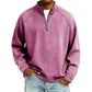 👕Men's Vintage-Wash Half-Zip Pullover– Casual Street Style Sweatshirt ✨