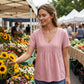 🌸New Arrivals – Best Sellers-Women's Elegant V-Neck T-Shirt