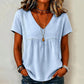 🌸New Arrivals – Best Sellers-Women's Elegant V-Neck T-Shirt