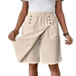 🩳 52% OFF NOW! ⏳ Women's Knee-Length Asymmetrical Wrap Shorts – Flowy & lightweight – Unique Wrap Design, Perfect For Summer Or Resort Style – Comfortable And Chic 🌸✨