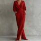 ⌛Limited-time 52% Offer-Women's Elegant V-Neck Wrap Maxi Dress👗✨