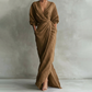 ⌛Limited-time 52% Offer-Women's Elegant V-Neck Wrap Maxi Dress👗✨
