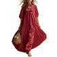 💥50% Off On The Last Day-👗Women’s Flowy V-Neck Summer Maxi Dress☀️✨