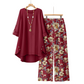 👚 50% OFF NOW! 🌿Women's Cotton Linen Half Sleeve Top ＆ Pants Set – Breathable & lightweight – Perfect for summer, office or casual days – relaxed fit with natural texture 🌸✨