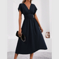 👗✨Women's V-neck Nipped-in Waist Dress-Neck Slim Fit Dress – Brunch to Night Out 🔥