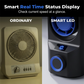 🌬️Dual-Head Desktop Tower Fan 100-Speed Stepless - Powerful Airflow for Home & Office❄️