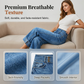 👖 52% OFF NOW! 💙 Women's Wide Leg Cropped Jeans – Button high waist & relaxed fit – Stretchy denim, perfect for casual or chic looks ✨🌸