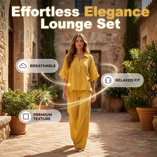 👚LAST DAY 50% OFF🌟🎁Women's Short Sleeve Shirt and Long Pants Set
