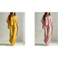 👚LAST DAY 50% OFF🌟🎁Women's Short Sleeve Shirt and Long Pants Set