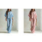 👚LAST DAY 50% OFF🌟🎁Women's Short Sleeve Shirt and Long Pants Set