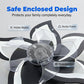 🌬️✨Modern Flower-Shaped Ceiling Fan with Light – Quiet & Remote Controlled 🔥💡