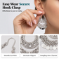 💎Elegant Vintage U-Shaped Dangle Earrings – Lightweight Elegant Statement Jewellery ✨
